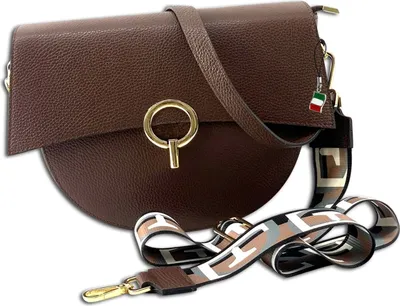 Produktbild von Florence Leder Tasche Umhängetasche Citytasche dunkelbraun OTF824N