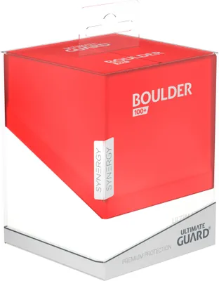 Zdjęcie produktu dla Ultimate Guard Boulder Deck Case 100+ SYNERGY Rot/Weiß