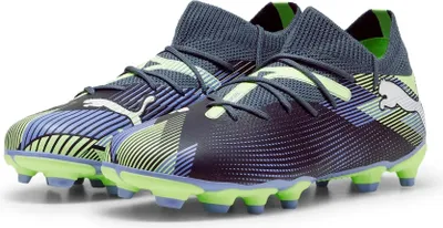 Produktbild von Puma Future 7 Match FG/AG Jr. Kinder Fussballschuhe - 107945, Farbe:Grau, Kinder Schuhe:35