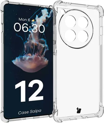 Produktbild von Flexible Schutzhülle für OnePlus 12, Bizon Case Salpa, Transparent