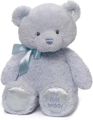Productafbeelding van Zacht Knuffelbeest Teddybeer Middelblauw Nieuw