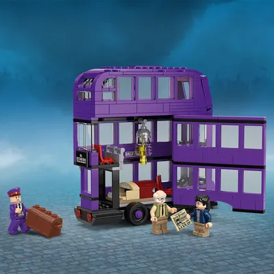 Produktbild von LEGO 75957 Harry Potter Der Fahrende Ritter Spielzeug, Dreifachdeckerbus, Sammlerset mit Minifiguren
