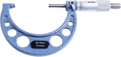 Produktbild von Basetech 1599709 Bügelmessschraube 75 mm (max) Ablesung: 0.01 mm DIN 863-1