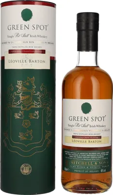Image de Green Spot LÉOVILLE BARTON Single Pot Still Irish Whiskey 46% Vol. 0,7l en boîte cadeau