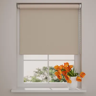 Produktbild von Rollo Easy Velvet - Verdunkelung Dim-Out - Sand - 90 x 190