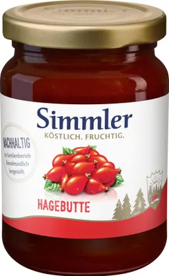 Produktbild von Simmler Hagebutten-Konfitüre Extra 225g