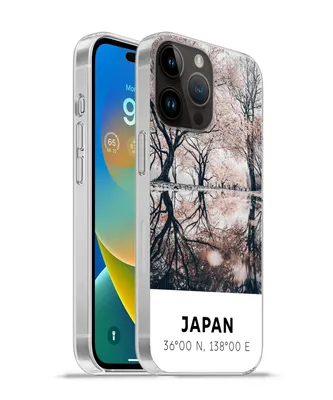 Produktbild von MuchoWow® Handyhülle Schutzhülle Hülle für Apple iPhone 14 Pro Max Japan - Sakura - Frühling - Rosa Silikon Softcase Handy Hülle - Hardcover