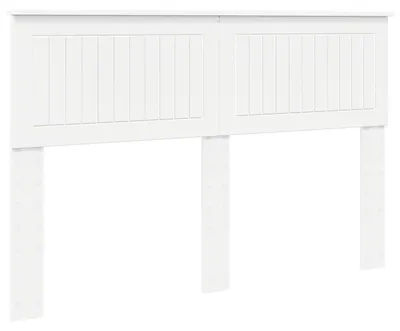 Image de Tête de lit vidaXL en bois blanc