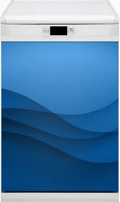 Produktbild von Magnete  Dekorative Magnet Folie für Geschirrspüler 45x80 cm Küche  - Passage Blau