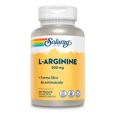Produktbild von Solaray L Arginine 500 Mg 100 Capsulas