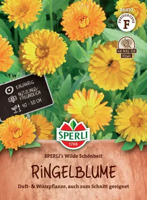 Produktbild von SPERLI Ringelblumensamen Wilde Schönheit Calendula officinalis 60 Pflanzen