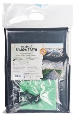 Obrázek produktu pro LDPE fólie 3 x 5 m, 150 µm, černá, PRAPO