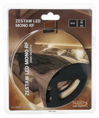 Imagen del producto de Kit completo de tira LED Prescot, 5 metros, luz neutra, 24W