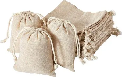 Zdjęcie produktu dla Torby na prezenty wielokrotnego użytku, 12 x 15 cm, z tkaniny