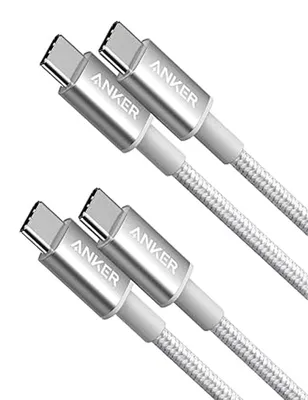 Produktbild von Anker 60W USB C auf USB C kabel PD 3.0 [2 Stück 1,8m]