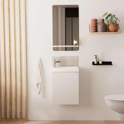 Immagine prodotto di Mobile lavabo LISA + mensola a specchio