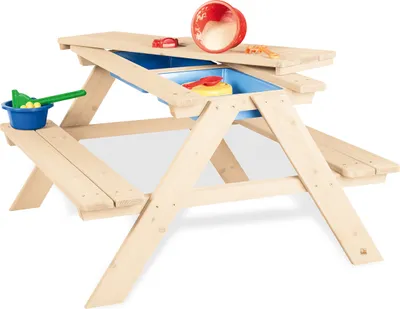 Produktbild von Kindersitzgarnitur 'Matsch-Nicki für 4', natur