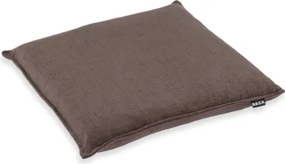Produktbild von H.O.C.K. Lucky Sitzkissen 40x40x6cm mit Biese einfarbig braun col. 800