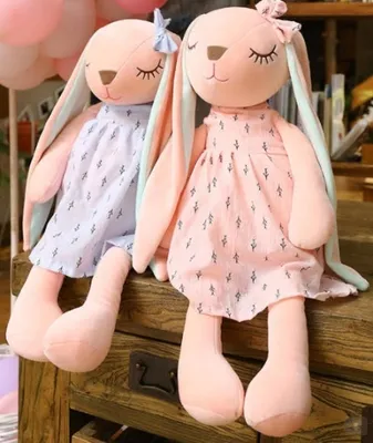 Produktbild von KIK Plyšák králik 52 cm modrý