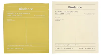 Obrázok produktu pre Maska Biodance Real Deep Radiance s vitamínom niacinamidom (viacbalenie)