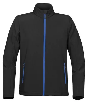 Produktbild von Stormtech - "Orbiter" Softshelljacke für Herren FK1363 (S) (Schwarz/Azure Blau)