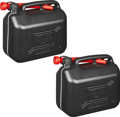 Produktbild von 2x Kraftstoffkanister 10L Kunststoff Reserve Diesel Benzinkanister UN-