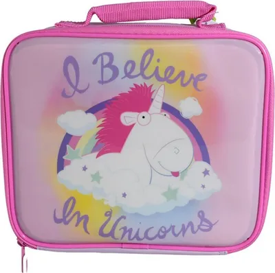 Obrázok produktu pre Detská obdĺžniková taška na obed Unicorn SG15949 (jedna veľkosť) (ružová)