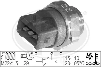 Produktbild von ERA 330227 Temperaturschalter Kühlerlüfter Thermoschalter für OPEL VECTRA B (36) VECTRA B Caravan (31) VECTRA B CC (38)