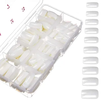 Obrázek produktu pro Umělé nehty, tvar sarkofág, 500 kusů, materiál: ABS