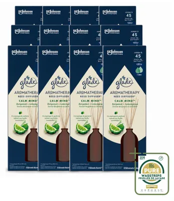 Productafbeelding van 12 x Glade Aromatherapie Kalmerende Geurstrips - 80 ml - Voordeelverpakking - 12 stuks