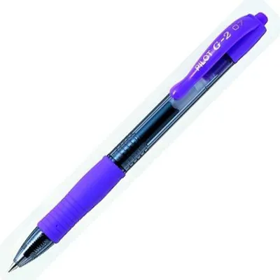Obrázok produktu pre Gélové pero Pilot G-2 Violet 0,7 mm (12 kusov)
