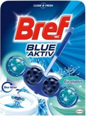 Produktbild von Bref Color Aktiv WC závesný blok tuhý 50 g Eukalyptus