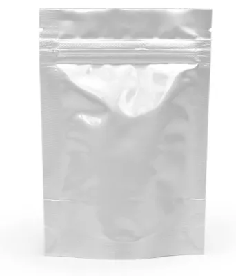 Aluminiumfolie-Beutel, wiederverschließbar, 100 Stück, 90 x 130 mm