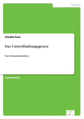 Produktbild von Das Umwelthaftungsgesetz