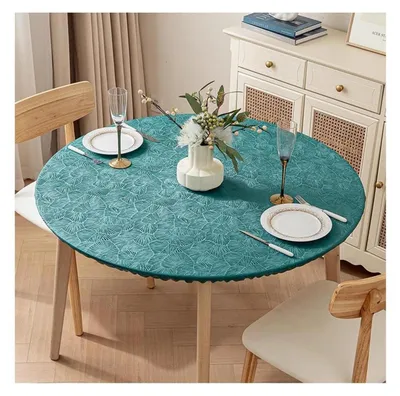 Zdjęcie produktu dla Obrus okrągły, 150 cm, zielony, poliester, wodoodporny