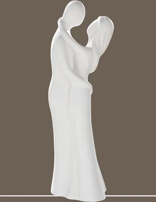 Obrázek produktu pro Gilde figurka "Objetí" krémová V: 30 cm Š: 10 cm H: 11cm 30755