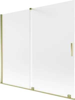 Immagine prodotto di Mexen Velar paravento doccia scorrevole a 2 ante 180 x 150 cm, smerigliato, oro - 896-180-000-31-50