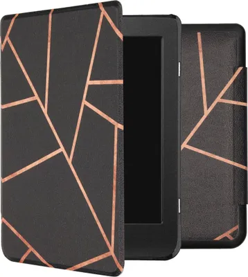 Productafbeelding van imoshion Design Slim Hard Case Bookcase voor de Kobo Nia - Black Graphic