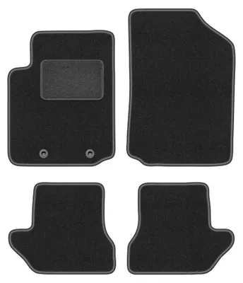 Immagine prodotto di Tappetini in moquette per Citroen C3 Pluriel 2003-2010 (cabrio) – set 4 pezzi, grigio grafite, su misura – Wielganizator LUX