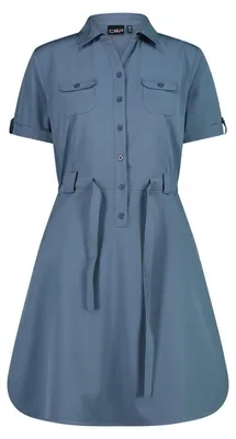Image de Robe outdoor extensible pour femme CMP avec fonction Dry, bleue, taille 40