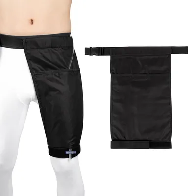 Produktbild von Katheter Beinbeutel Halterung mit Hüft- und Oberschenkelgurt, atmungsaktive Urinbeutel Tasche, verstellbar, diskret für Pflege und Alltag