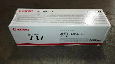 Produktbild von Canon 737 Toner-Cartridge, 2100 Seiten, Schwarz, 1 Stück(e)