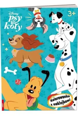 Obrázek produktu pro Disney Psy & Koty Kolorowanka z naklejkami NA-9148