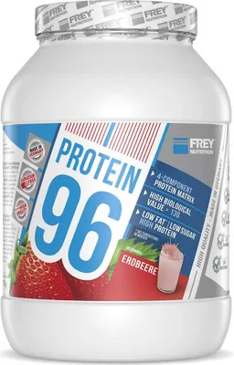 Produktbild von Frey Nutrition Protein 96 - 750g Erdbeere