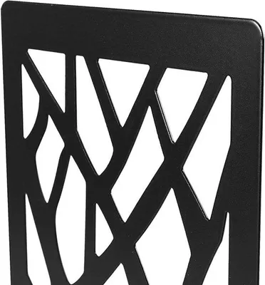 Immagine prodotto di Supporti per libri in metallo - Eleganti e funzionali - Neri - Supporti decorativi - Ideali per la casa e l'ufficio - 16 cm