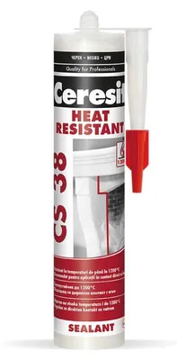 Obrázok produktu pre Tepeľne Odolný Čierny Silikón 300 Ml. Cere