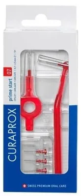 Productafbeelding van CURAPROX CPS 07 SCOVOLINO PRIME START 07, rood, 5 stuks