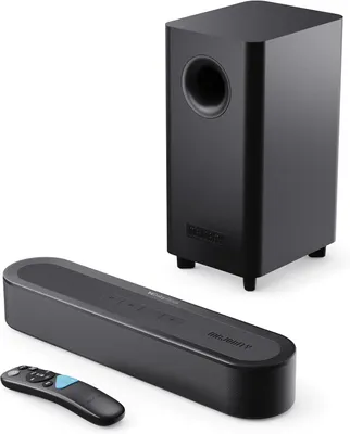 Immagine prodotto di 2.1 Barra audio con subwoofer wireless - Barra audio per TV - Sistema audio per TV - Barra audio - Set di barre audio