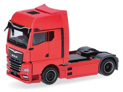 Produktbild von Herpa 319751 - 1/87 MAN eTGX GX Zugmaschine 2achs, rot - Neu