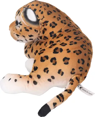 Produktbild von Plüschtiere, Puppe, niedliche Simulation, Dschungeltier, weiches Futter, Spielzeug für Wohnzimmer, Schlafzimmer, Leopard